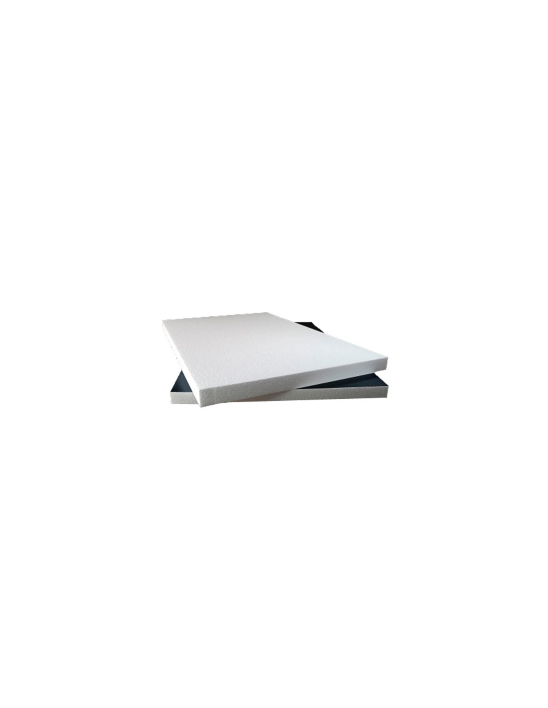 PLAQUE DE POLYSTYRENE NOIR ET BLANC - 30mm - 2m x 1m